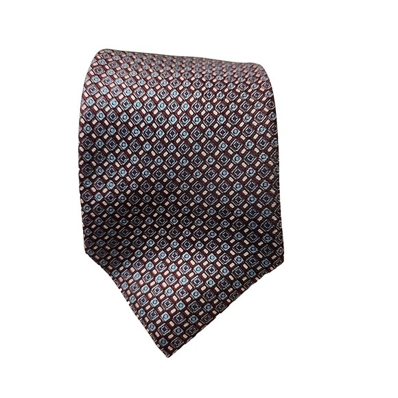 VINTAGE Yves Saint Laurent YSL Mens tie 100% Silk Imported‎ Fabric Made in USA - Picture 1 of 5